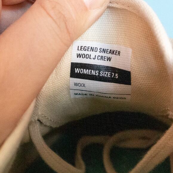 Seavees x J Crew Wool Houndstooth Knit Legend Lace Up Sneaker Size Womens 7.5 - Picture 7 of 8